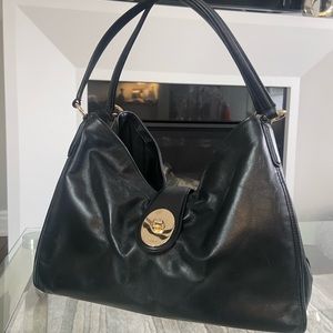 Coach Genuine Leather Black Purse